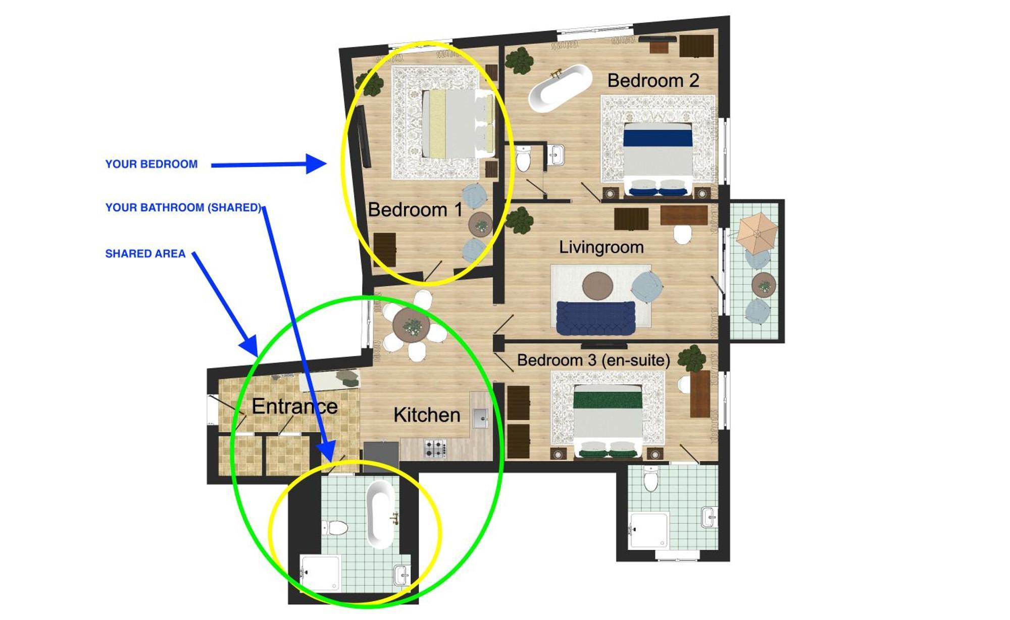 Victoria Design Stays - Premium Apartment Ohrada Prag Værelse billede